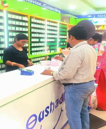 Oushadhi-medicine-counter